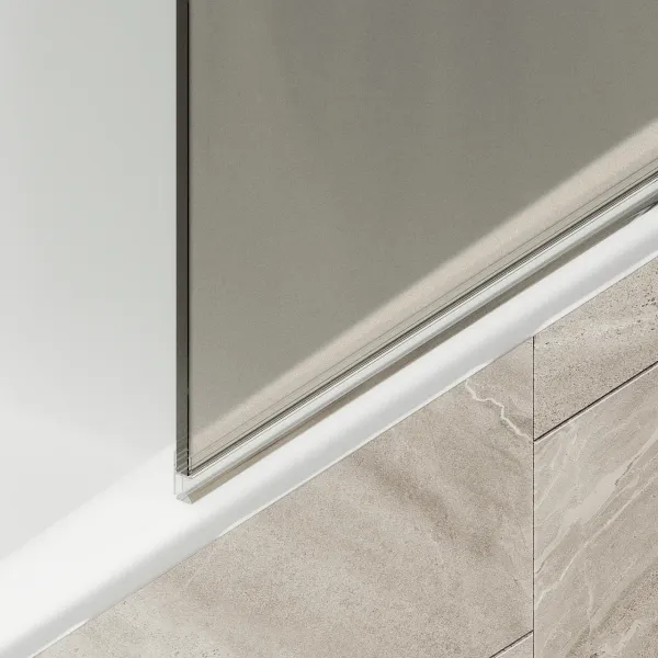 Шторка на ванну MaybahGlass MGV-612-2 60см бронза